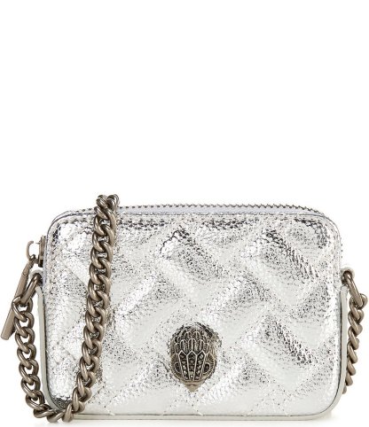 Kurt Geiger London Kensington Micro Camera Chain Strap Crossbody Bag - Silver - view 7