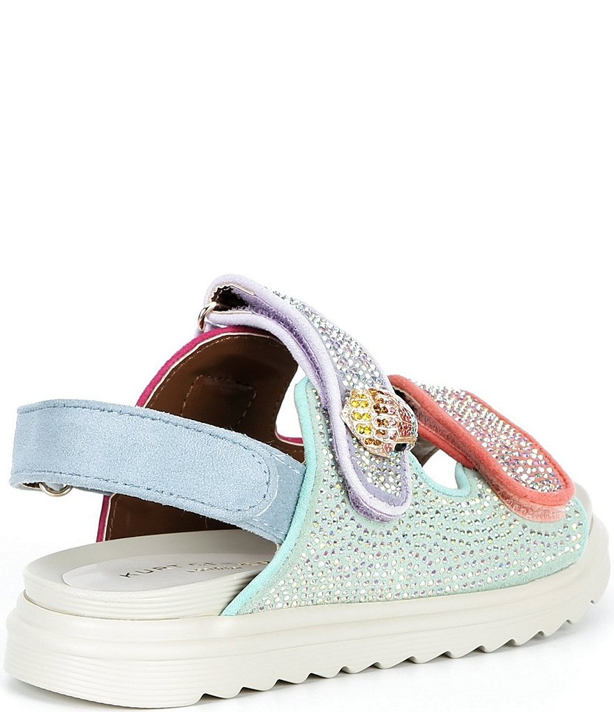 Kurt Geiger London Girls' Orson Sandals (Toddler) - Ivory Pastel Multi - view 2
