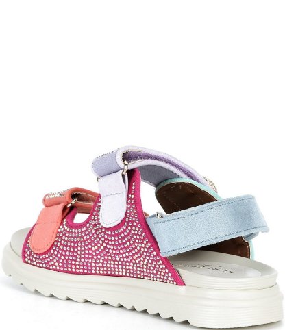 Kurt Geiger London Girls' Orson Sandals (Toddler) - Ivory Pastel Multi - view 3