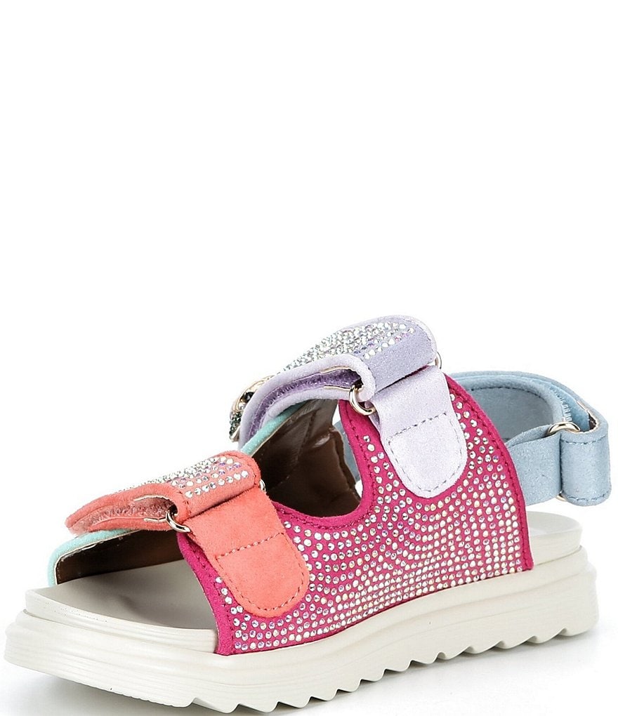 Kurt Geiger London Girls' Orson Sandals (Toddler) - Ivory Pastel Multi - view 4
