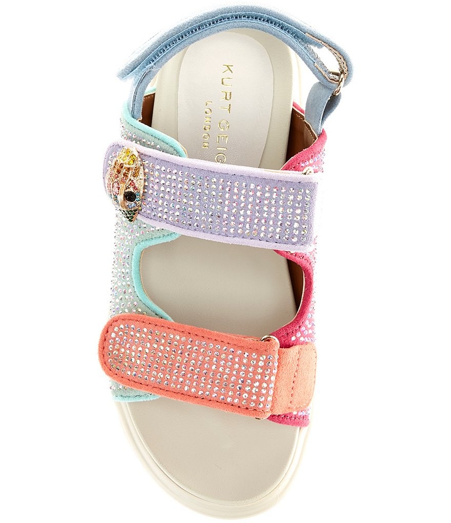 Kurt Geiger London Girls' Orson Sandals (Toddler) - Ivory Pastel Multi - view 5
