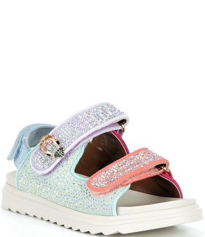 Kurt Geiger London Girls' Orson Sandals (Toddler) - Ivory Pastel Multi - view 1
