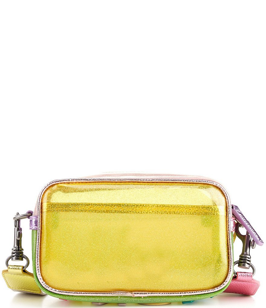 Kurt Geiger London Southbank Small Rainbow Glitter Clear Vinyl Camera Bag - Multi - view 2