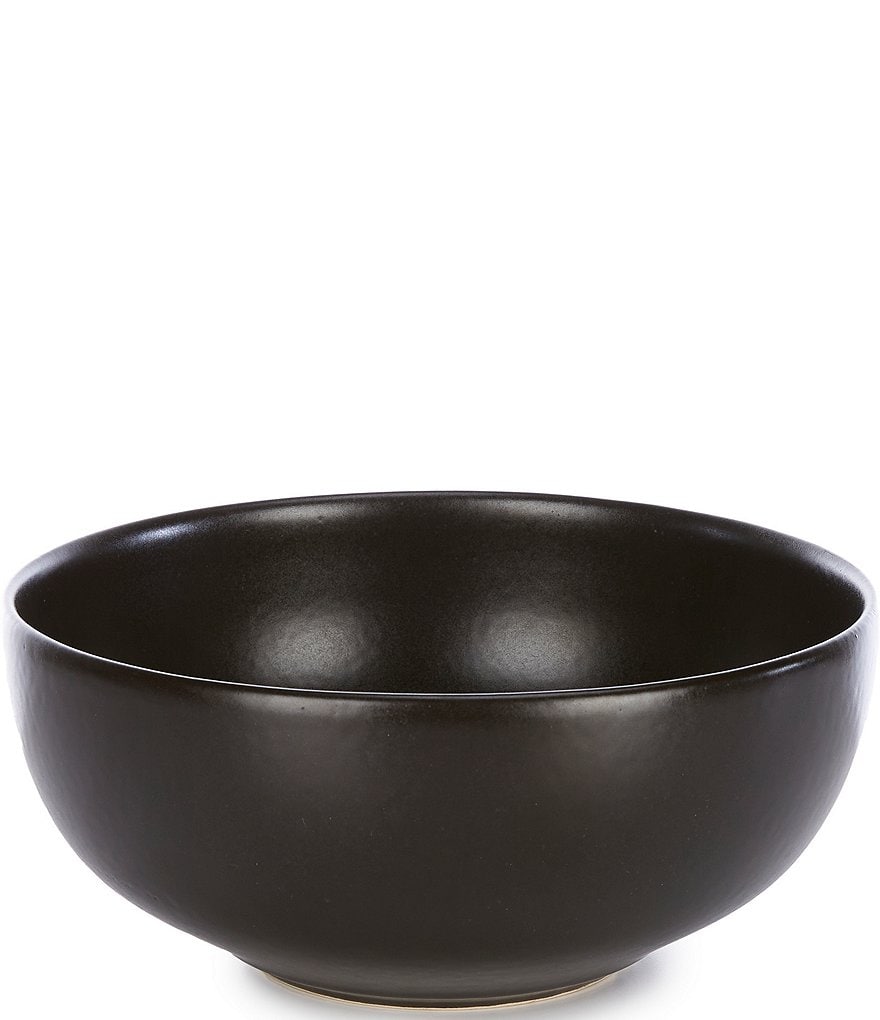 Noble Excellence Aria Glazed Serve Bowl - Black - view 2
