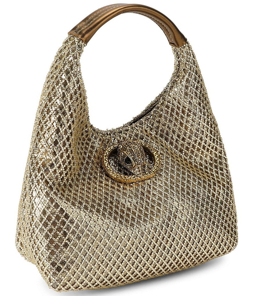 Kurt Geiger London Chelsea Small Metallic Slouch Hobo Bag - Gold - view 3