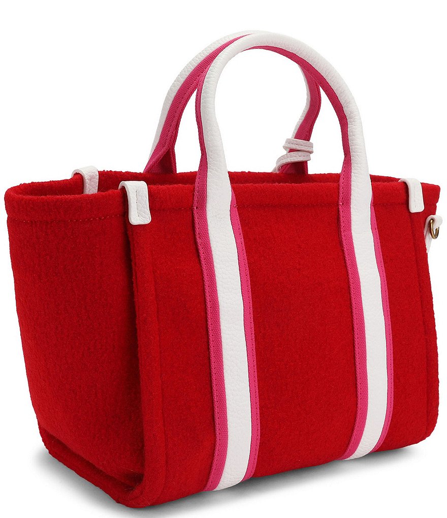 Kurt Geiger London Southbank Animal Patches & Buttons Small Tote Bag - Red - view 2