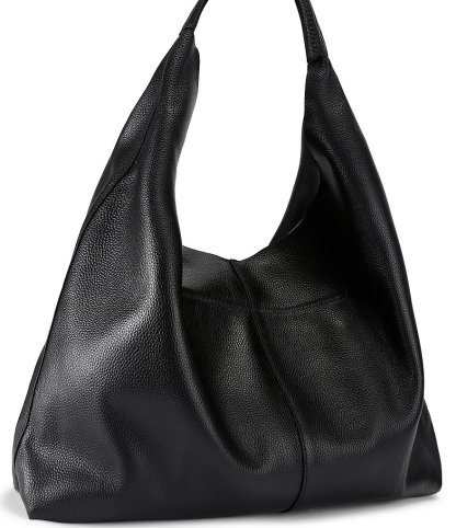Kurt Geiger London Chelsea Large Slouch Utility Hobo Shoulder Bag - Black - view 2