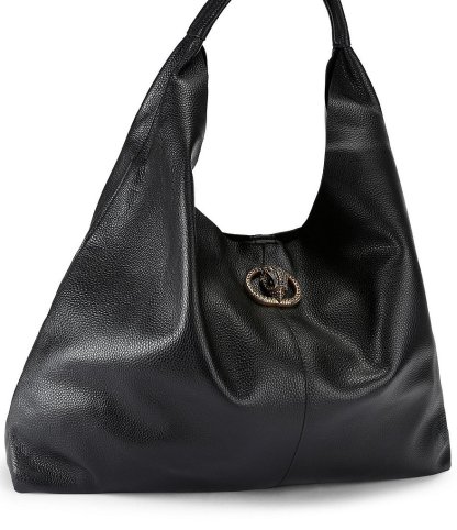 Kurt Geiger London Chelsea Large Slouch Utility Hobo Shoulder Bag - Black - view 3