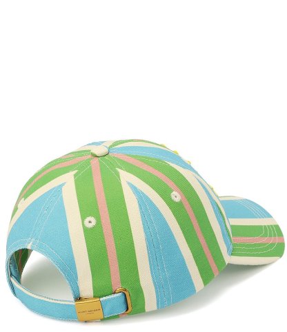 Kurt Geiger London Kurt Cabana Striped Baseball Cap - Bright Blue - view 3