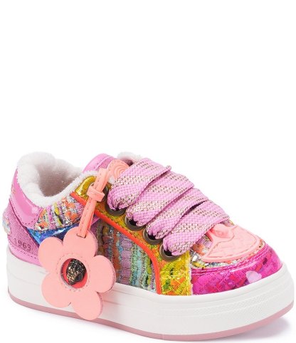 Kurt Geiger London Girls' Southbank Sneakers (Infant) - Pink Multi - view 1