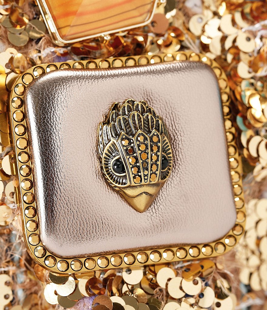 Kurt Geiger London Pimlico Sequin Jeweled Shoulder Crossbody Bag - Gold - view 5