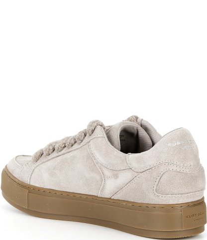 Kurt Geiger London Men's Southbank Tag Suede Logo Ornament Sneakers - Grey - view 3