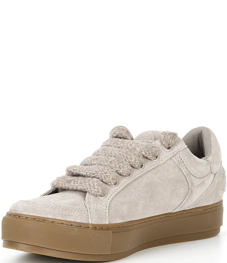 Kurt Geiger London Men's Southbank Tag Suede Logo Ornament Sneakers - Grey - view 4