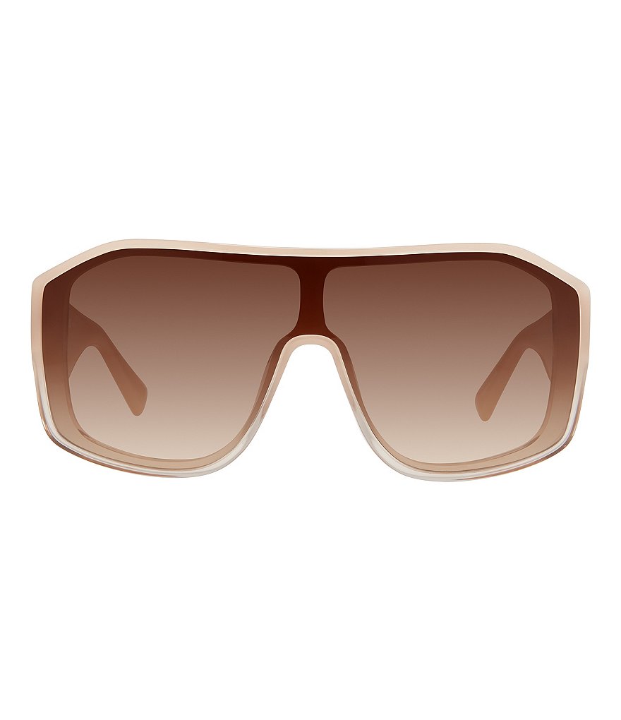 Kurt Geiger London Women's KGL1046 99mm Shield Sunglasses - Ivory/Brown - view 2
