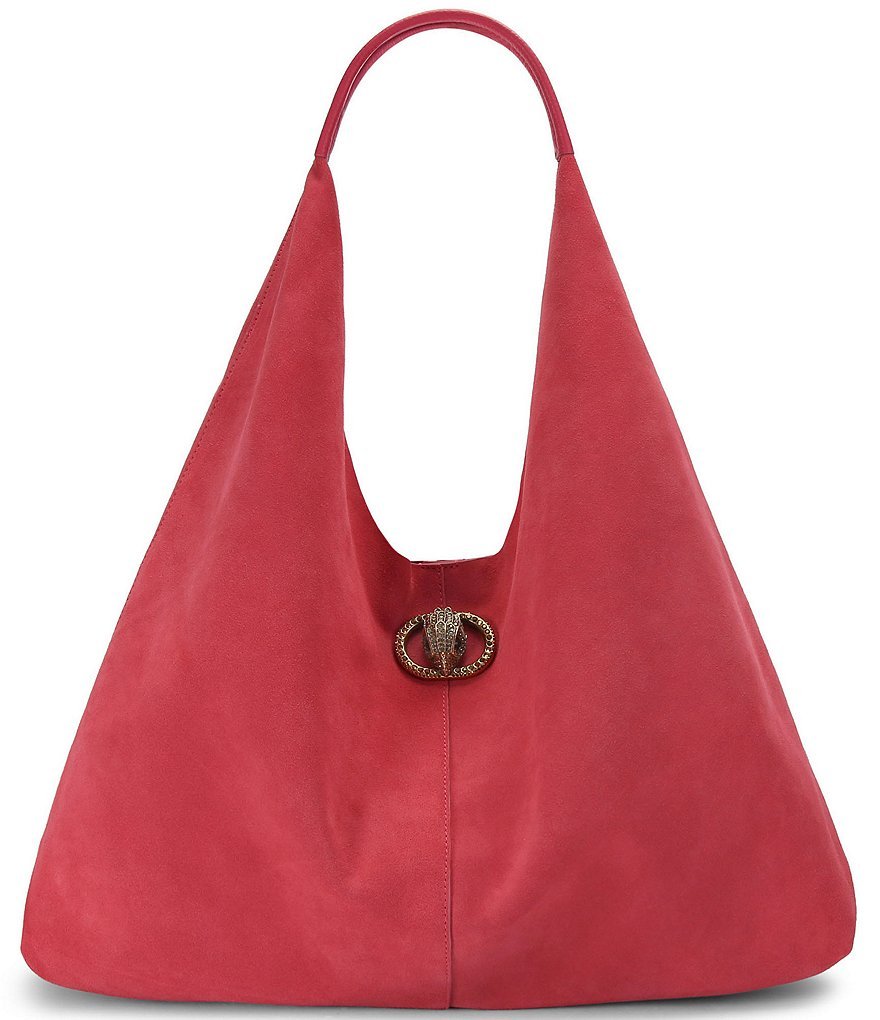 Kurt Geiger London Chelsea Large Slouch Hobo Shoulder Bag - Pink - view 18