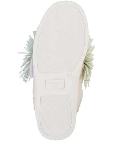 Kurt Geiger London Girls' Laney Fringe Embellished Strap Sneakers (Youth) - White - view 14