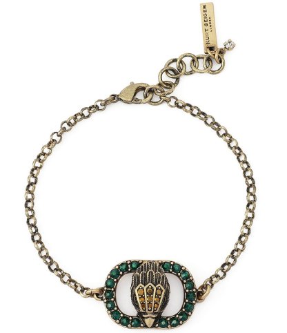 Kurt Geiger London Signature Chelsea Eagle Link Line Bracelet - Green - view 1