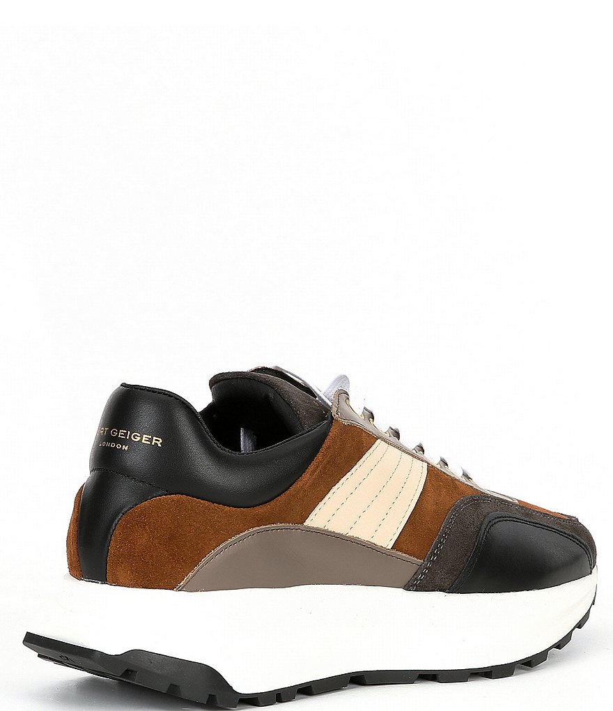 Kurt Geiger London Men's Gaspar Retro Stripe Sneakers - Brown - view 2