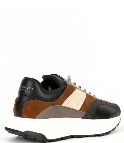 Kurt Geiger London Men's Gaspar Retro Stripe Sneakers - Brown - view 2