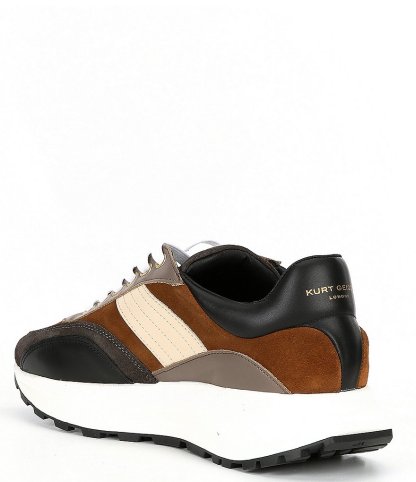 Kurt Geiger London Men's Gaspar Retro Stripe Sneakers - Brown - view 3