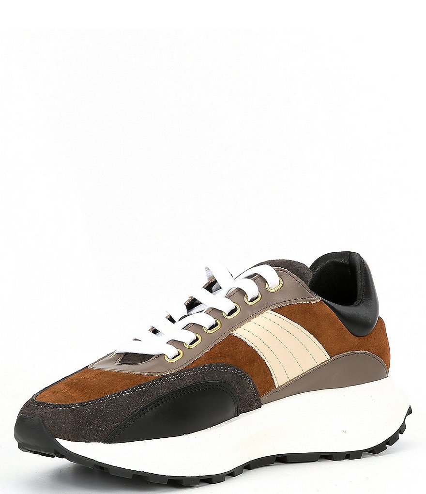 Kurt Geiger London Men's Gaspar Retro Stripe Sneakers - Brown - view 4