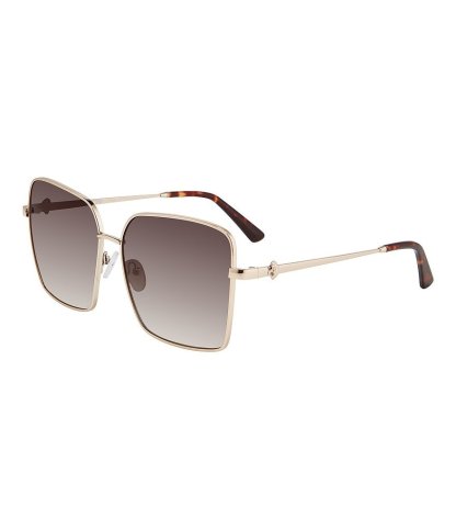 Kurt Geiger London Women's KGL1047 61mm Square Sunglasses - Gold/Brown - view 4