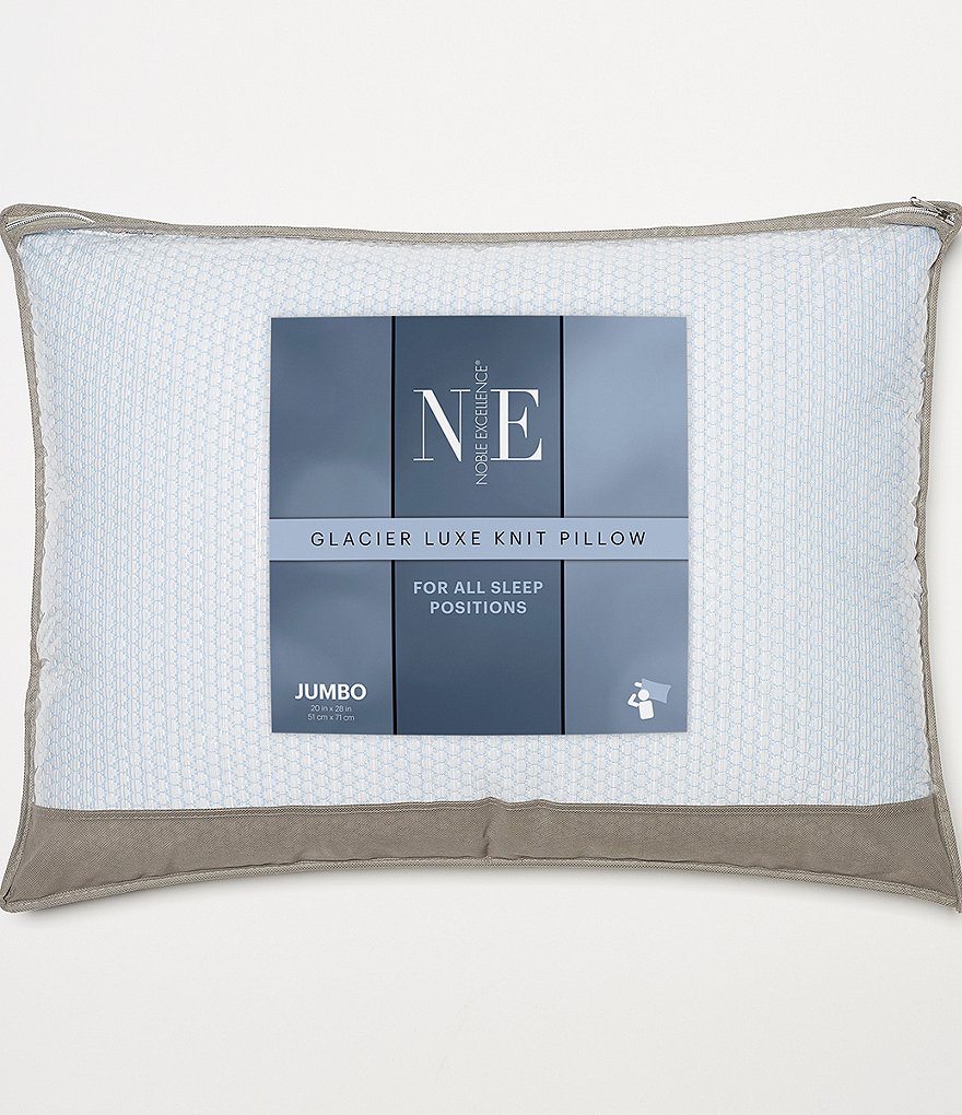 Noble Excellence Glacier Luxe Firm Pillow - White - view 2