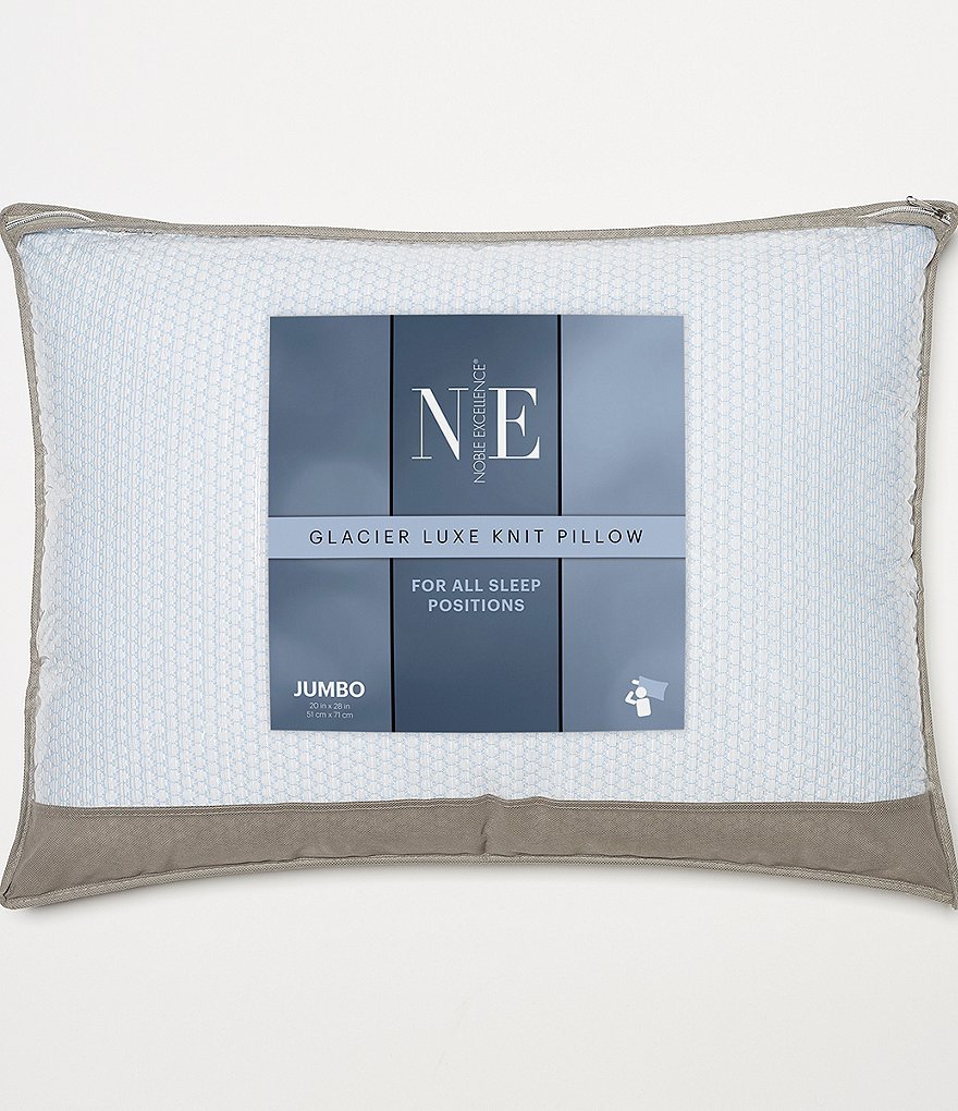 Noble Excellence Glacier Luxe Firm Pillow - White - view 2