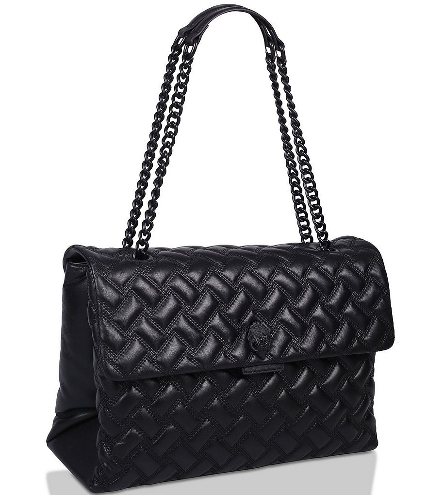 Kurt Geiger London Kensington Drench Quilted XXL Shoulder Bag - Black - view 4