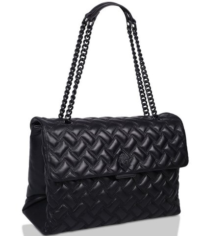 Kurt Geiger London Kensington Drench Quilted XXL Shoulder Bag - Black - view 4