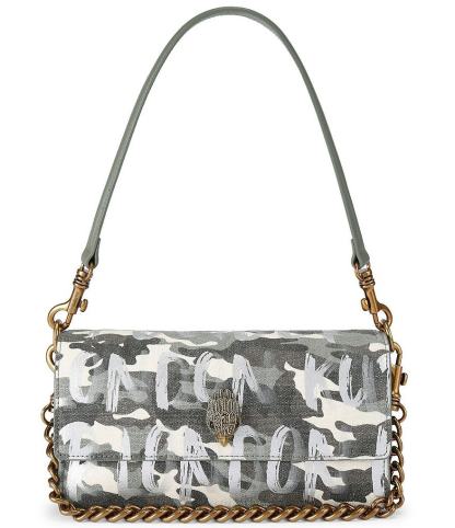 Kurt Geiger London Sloane Camo Soft Shoulder Bag - Green camo - view 1