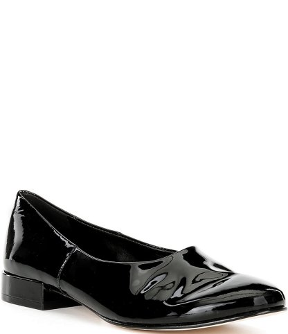 Antonio Melani Rory Patent Leather Ballet Pumps - Black - view 1