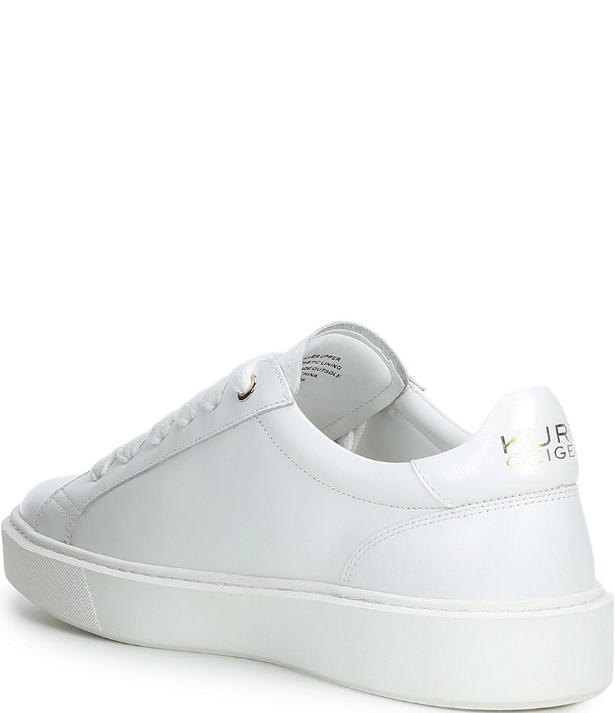 Kurt Geiger London Men's Albion Leather Sneakers - White - view 3