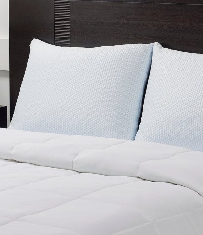 Noble Excellence Glacier Luxe Firm Pillow - White - view 1