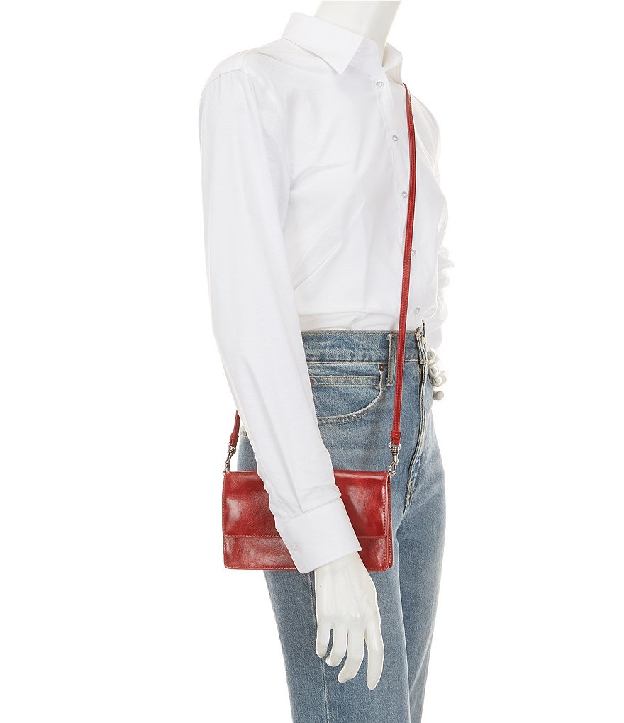 Kurt Geiger London Sloane Soft Leather Crossbody Bag - Red - view 5