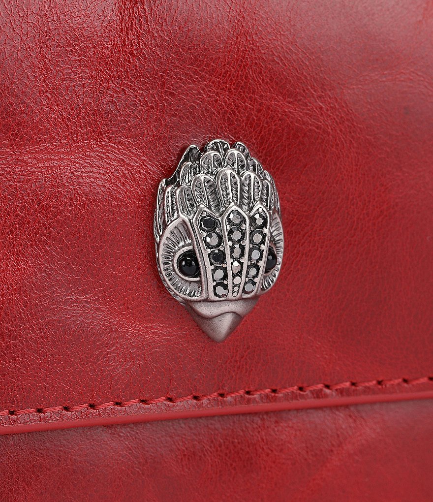 Kurt Geiger London Sloane Soft Leather Crossbody Bag - Red - view 6