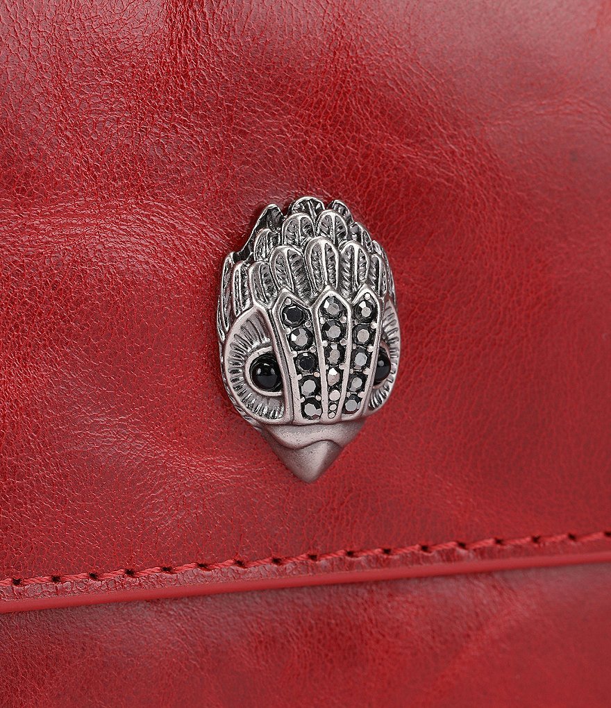 Kurt Geiger London Sloane Soft Leather Crossbody Bag - Red - view 6