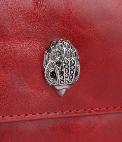Kurt Geiger London Sloane Soft Leather Crossbody Bag - Red - view 6