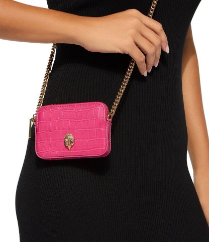 Kurt Geiger London Micro Kensington Camera Crossbody Bag - Bright Pink - view 8