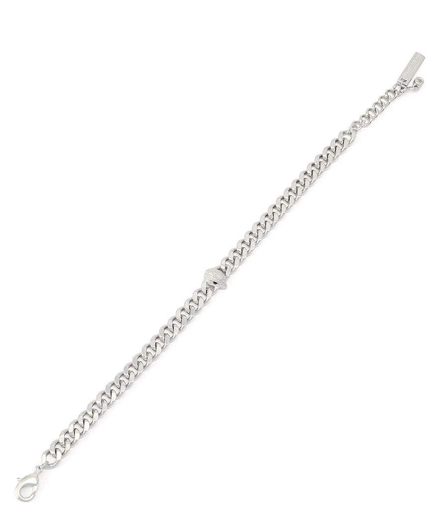 Kurt Geiger London Signature Eagle Chain Line Bracelet - Silver - view 4