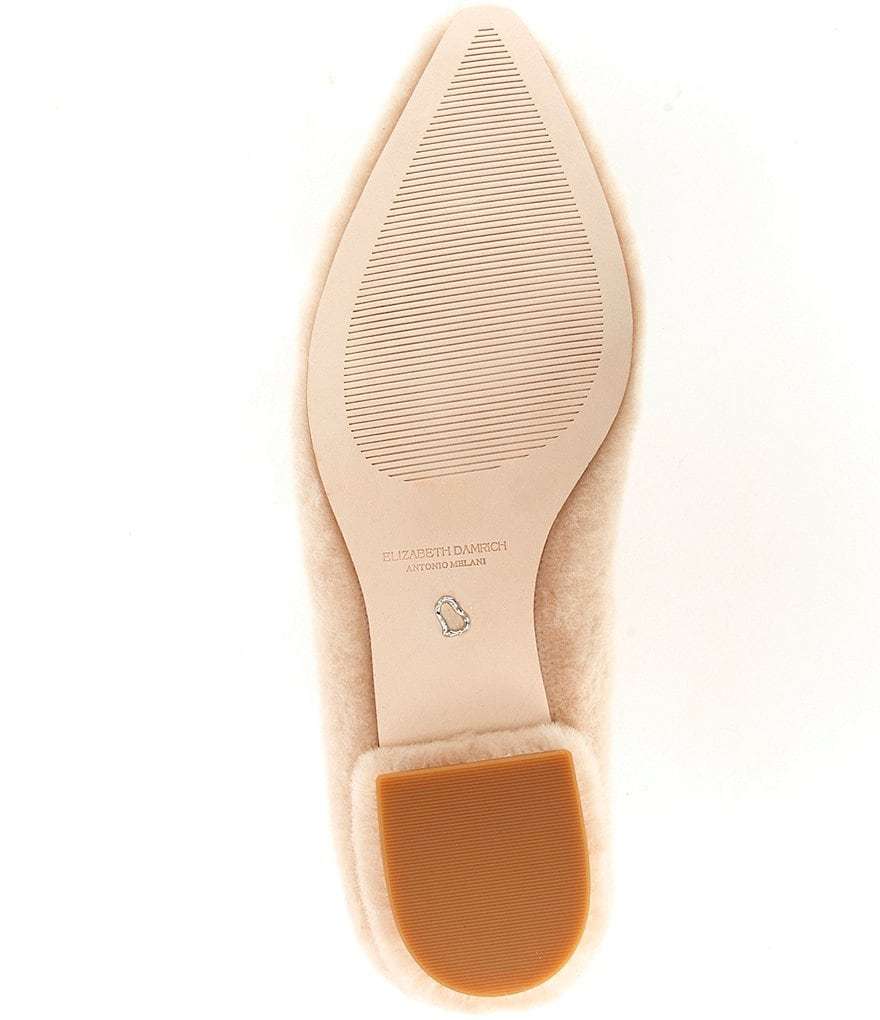 Antonio Melani x Elizabeth Damrich Sofa Fluffy Faux Fur Flats - Au Lait - view 6