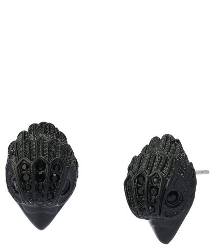 Kurt Geiger London Eagle Stud Earrings - Black - view 1