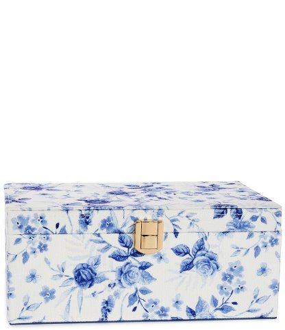 Southern Living Mahjong Caroline Tile Travel Box Set - Blue - view 2
