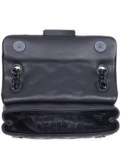 Kurt Geiger London Mini Kensington Drench Puffy Quilted Chain Crossbody Bag - Black - view 3