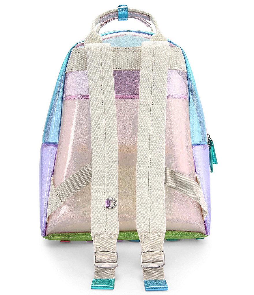 Kurt Geiger London Southbank Large Clear Vinyl Backpack - Multi - view 2