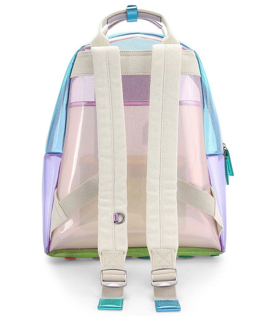 Kurt Geiger London Southbank Large Clear Vinyl Backpack - Multi - view 2