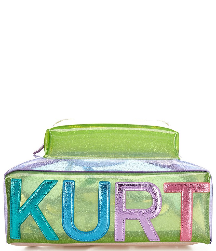 Kurt Geiger London Southbank Large Clear Vinyl Backpack - Multi - view 5
