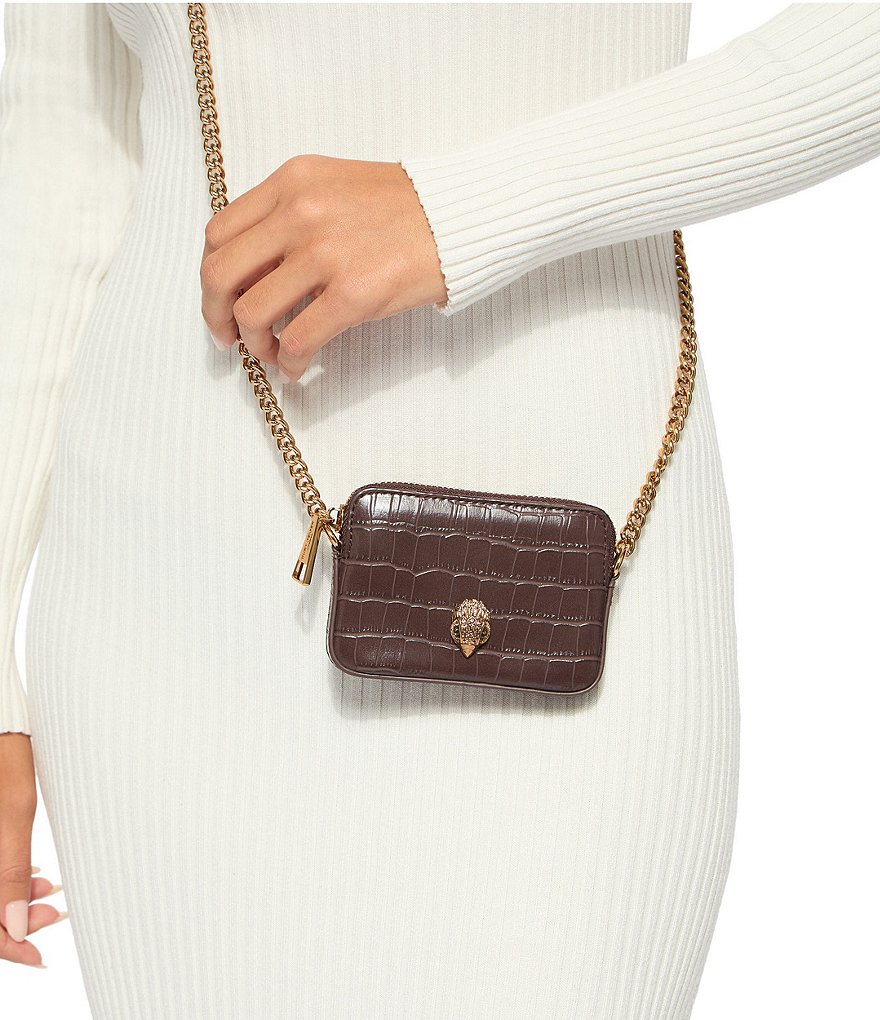 Kurt Geiger London Micro Kensington Camera Crossbody Bag - Brown - view 2