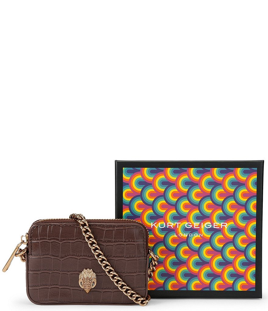 Kurt Geiger London Micro Kensington Camera Crossbody Bag - Brown - view 6