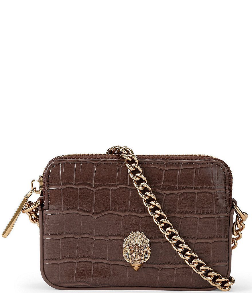 Kurt Geiger London Micro Kensington Camera Crossbody Bag - Brown - view 1